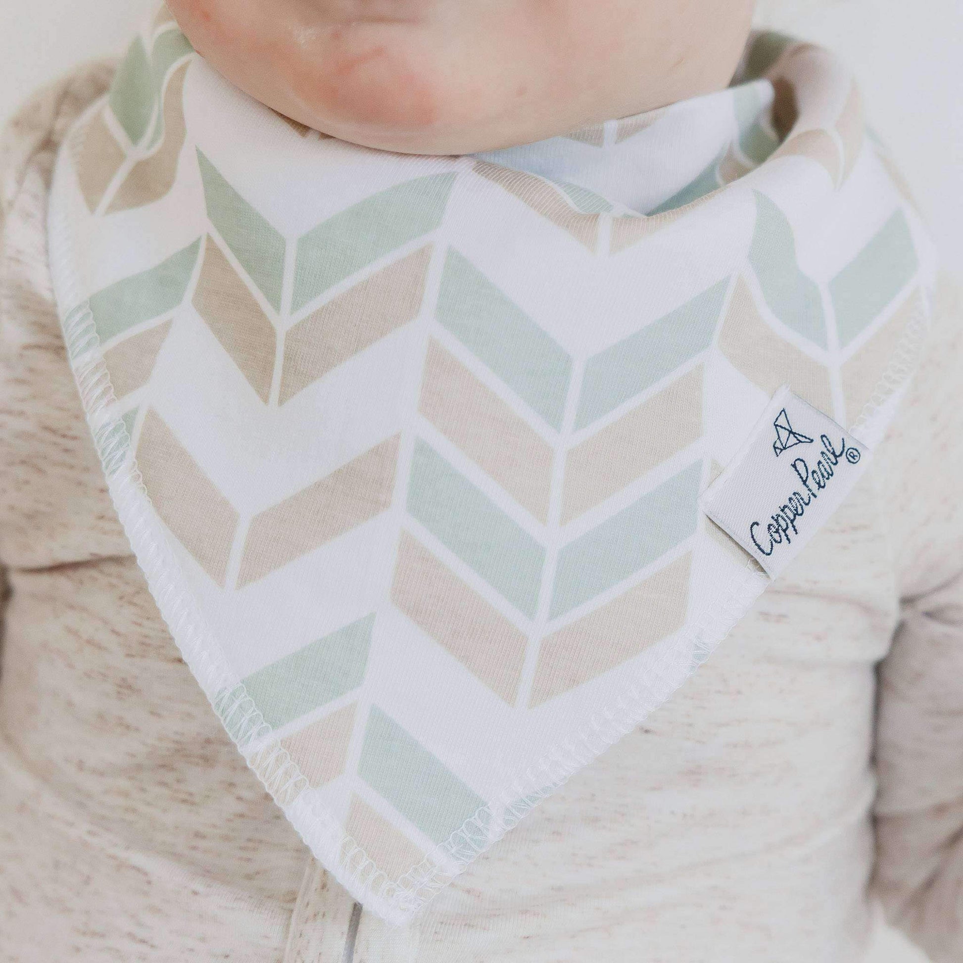 4 Pack Baby Bandana Bibs - Archer