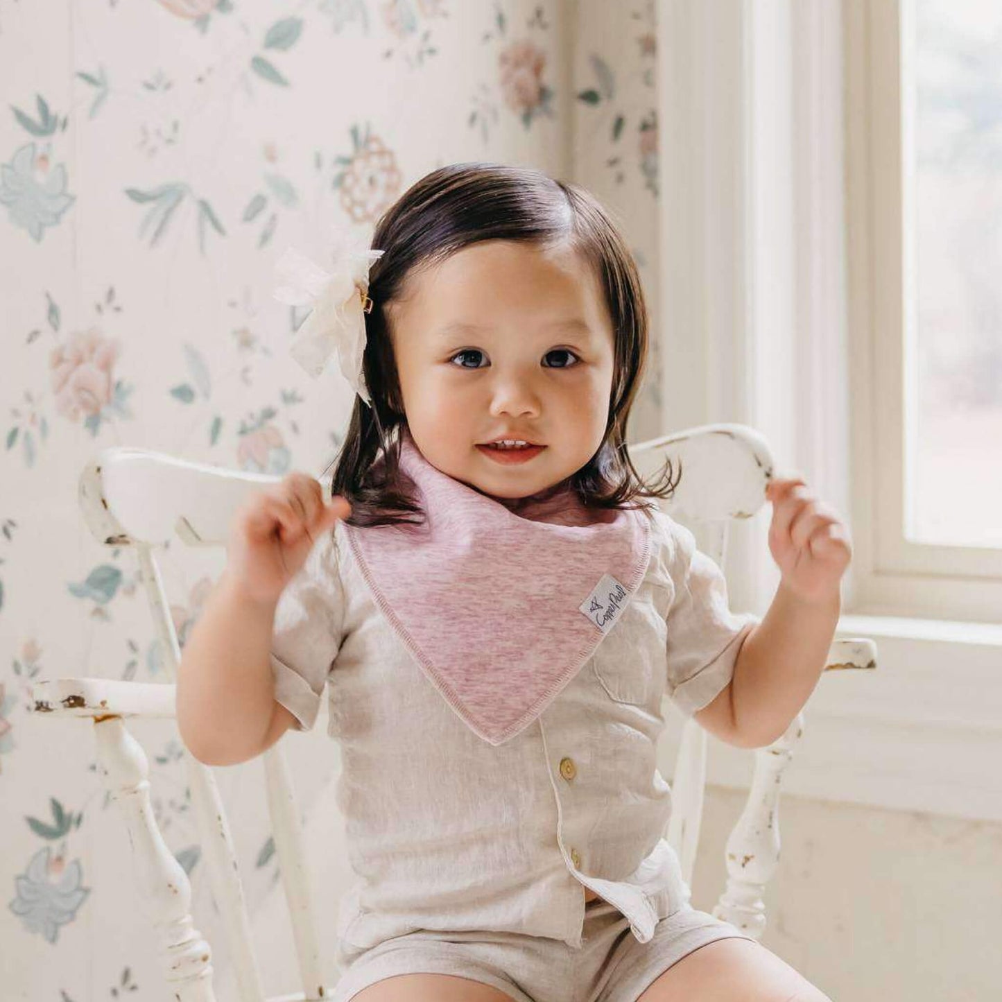 4 Pack Baby Bandana Bibs - Lacie