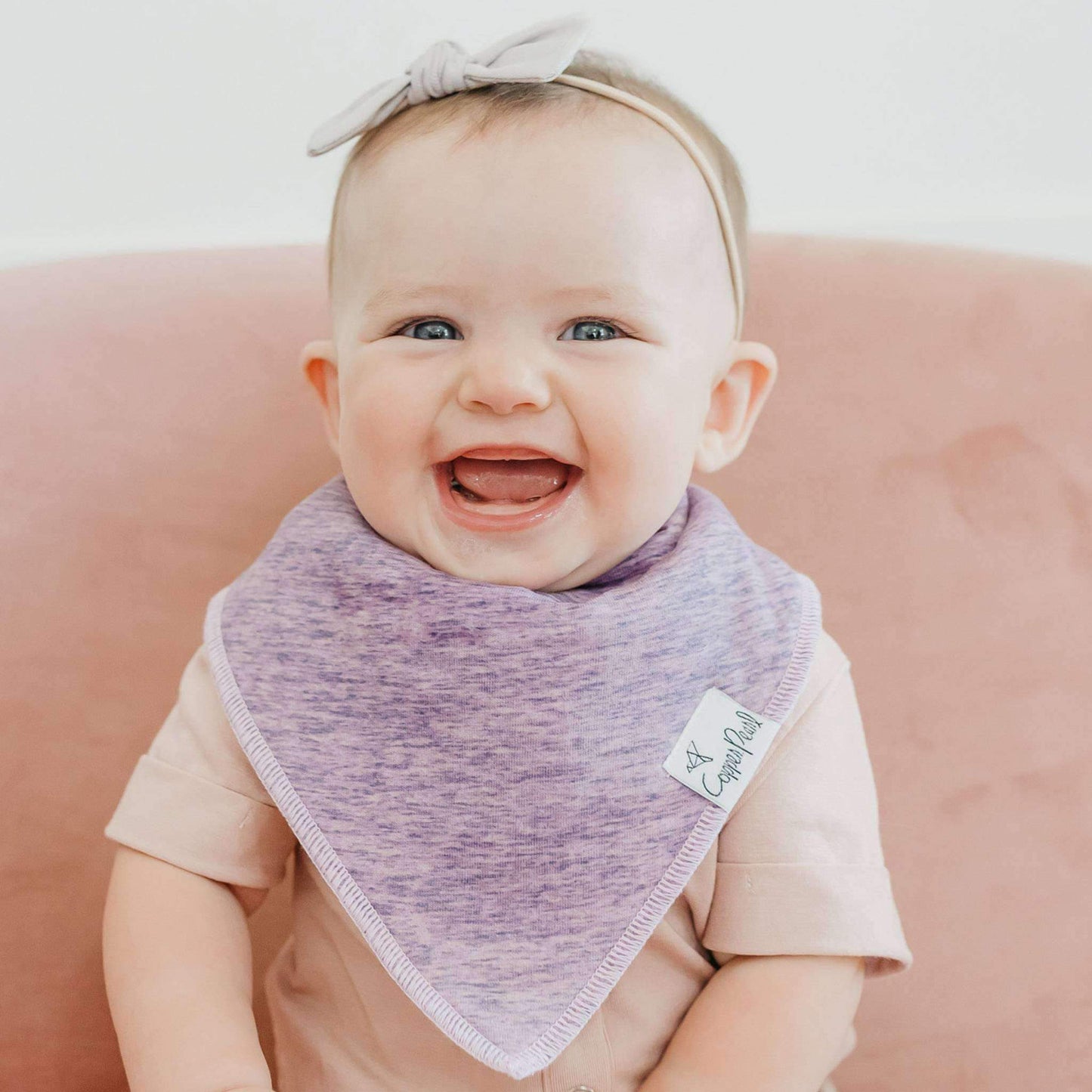 4 Pack Baby Bandana Bibs - Lacie