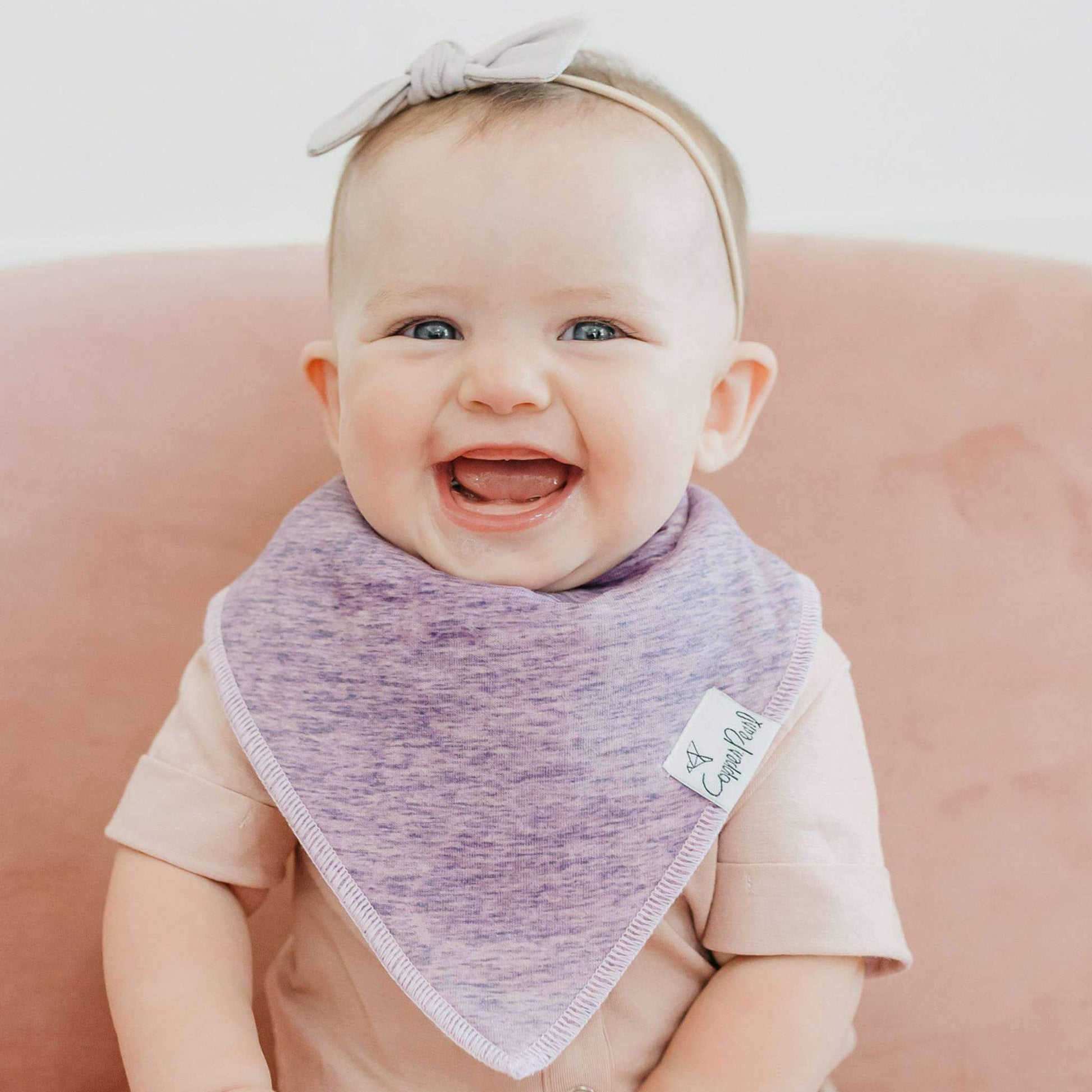 4 Pack Baby Bandana Bibs - Lacie