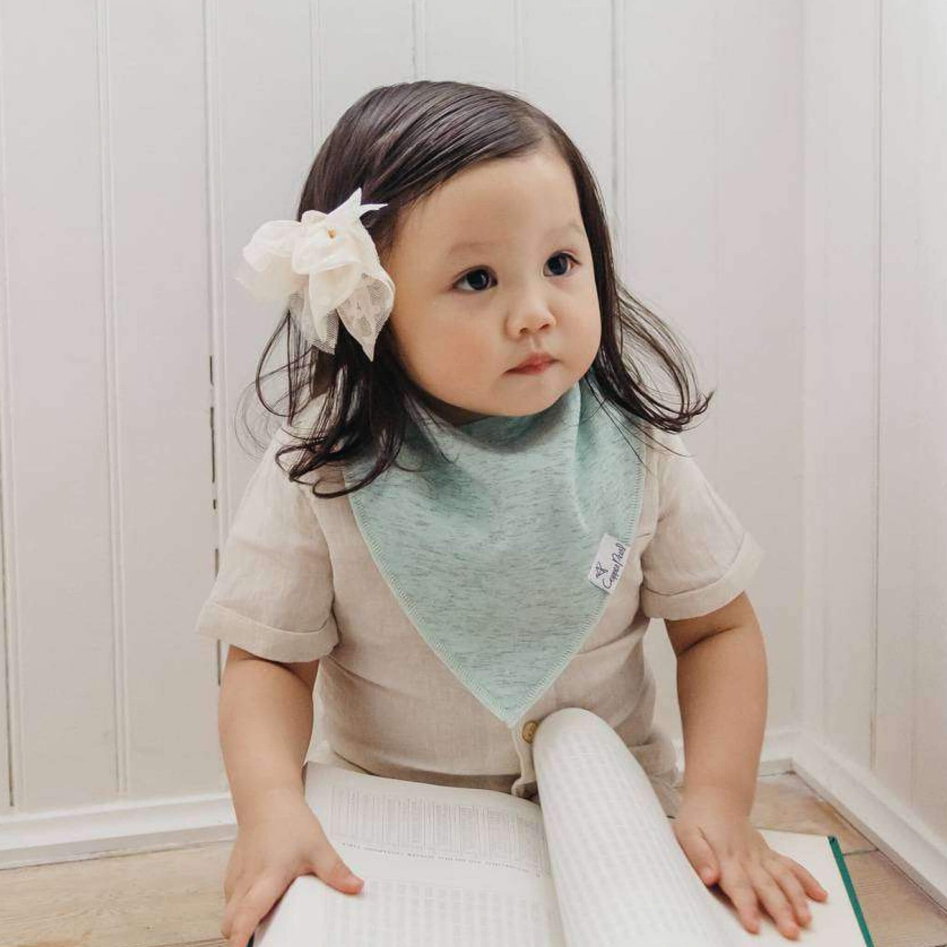 4 Pack Baby Bandana Bibs - Lacie