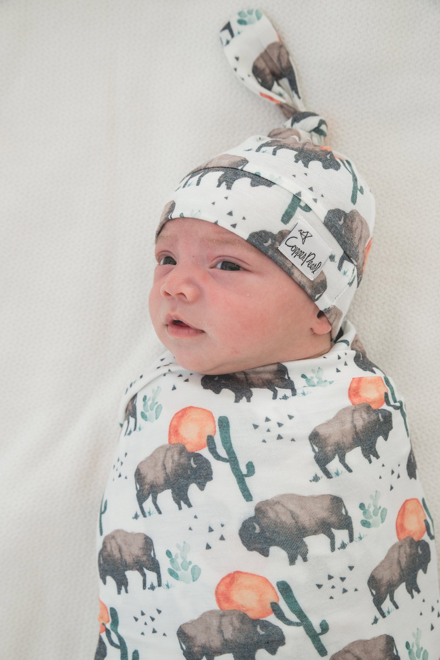 Top Knot Hat - Bison