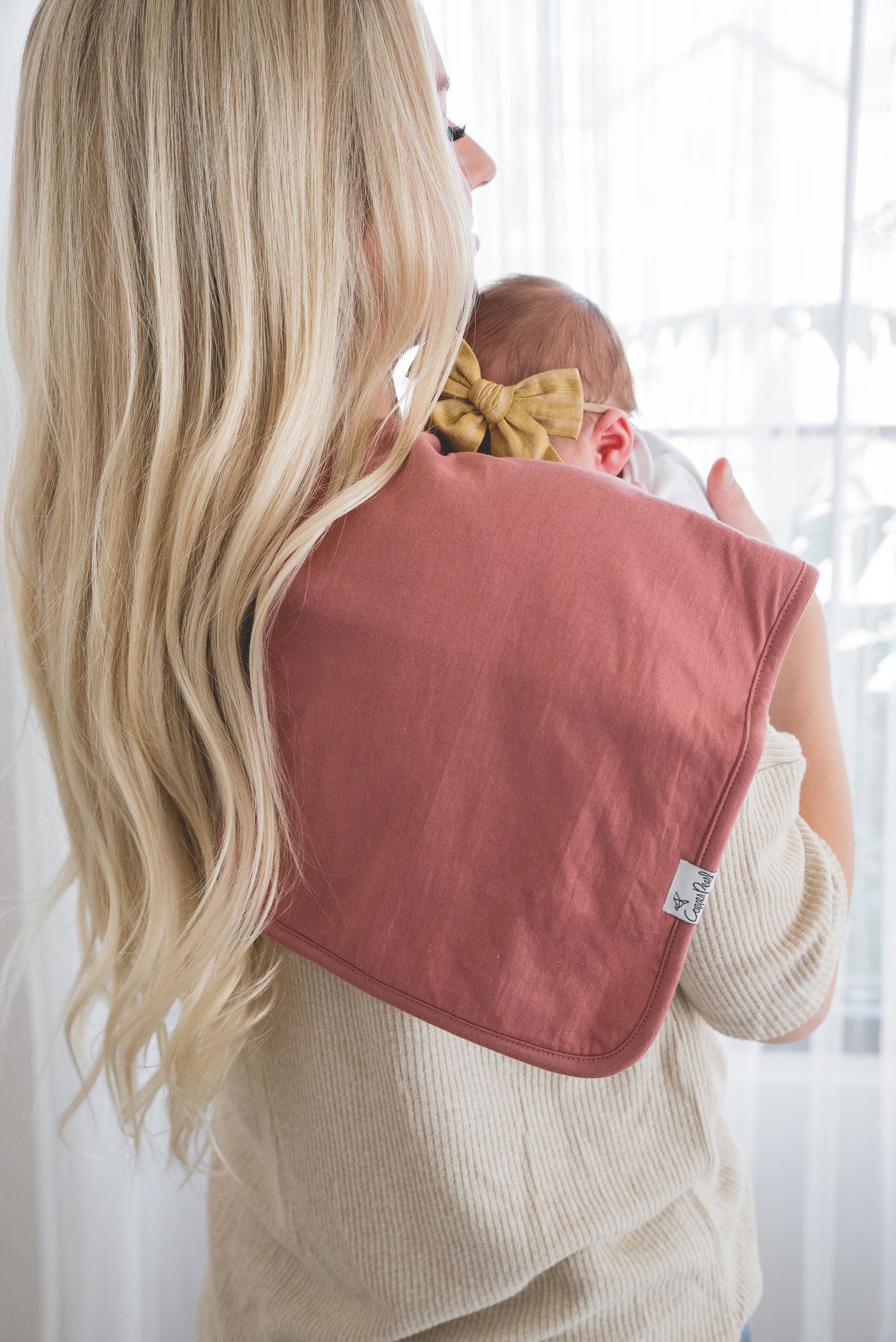 3 Pack Premium Burp Cloths - Jade