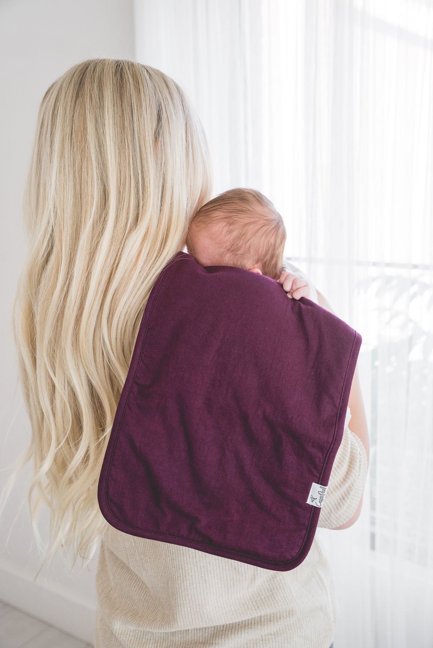 3 Pack Premium Burp Cloths - Jade