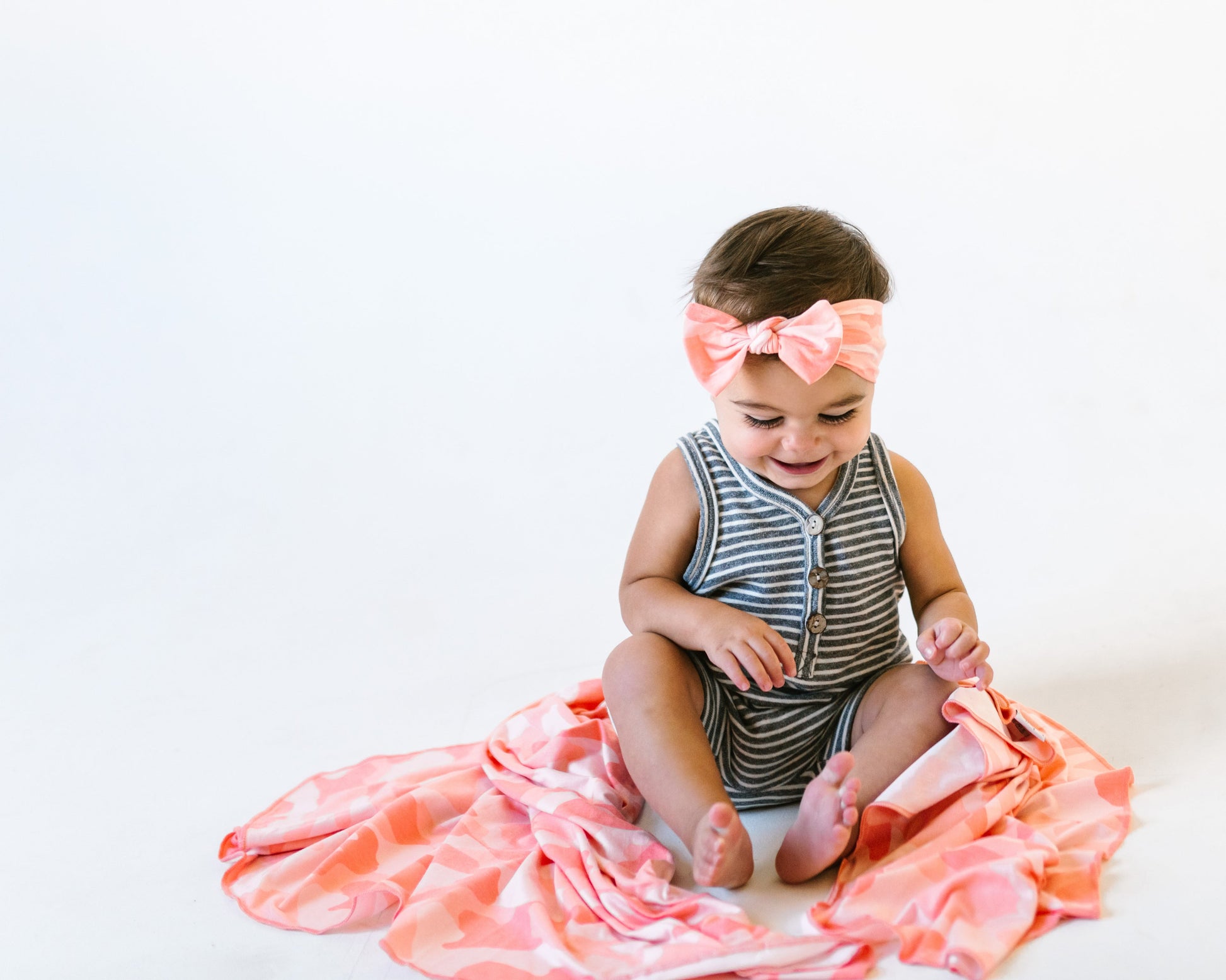 Knit Swaddle Blanket - Remi