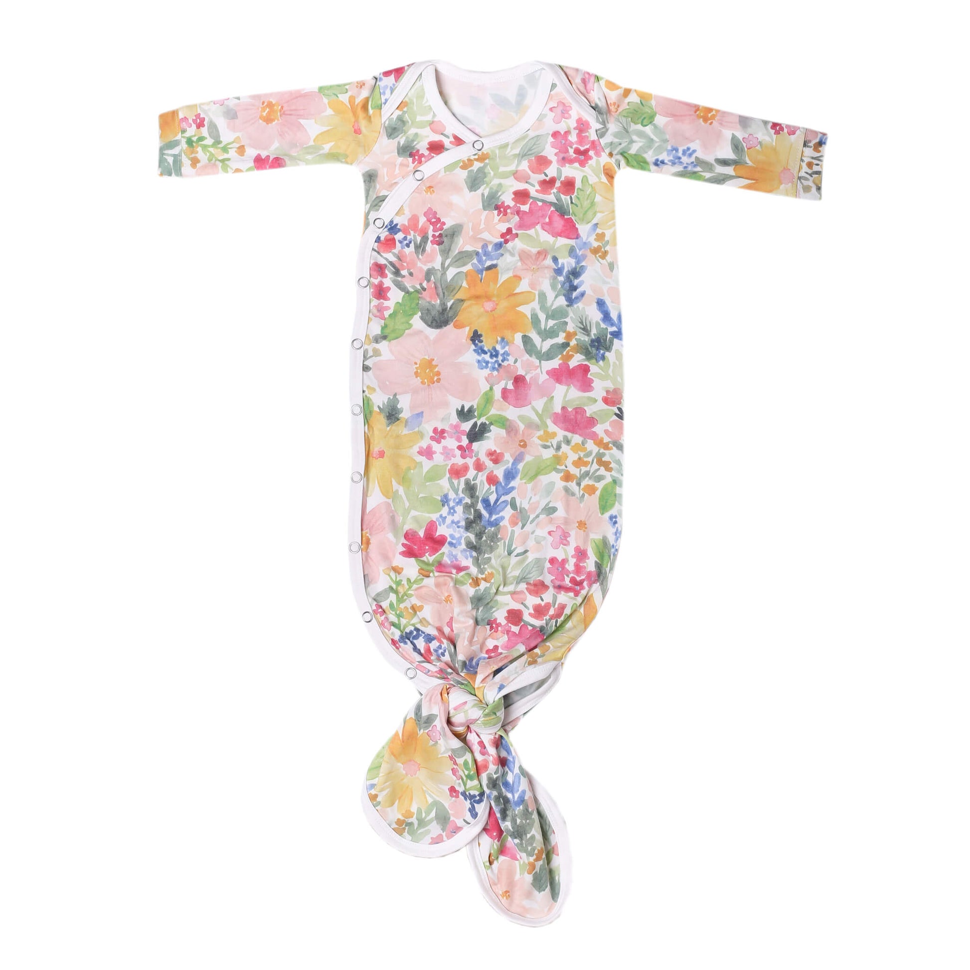 Newborn Knotted Gown - Lark